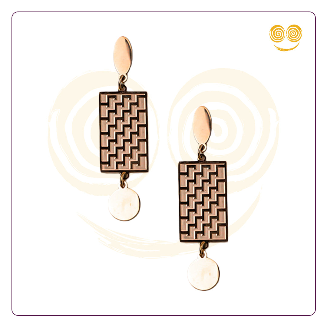 Rose Gold Dangler Earring
