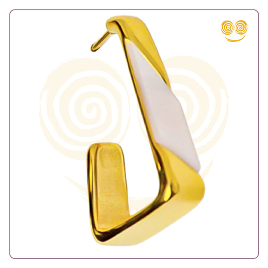 Korean Style Gold Earring