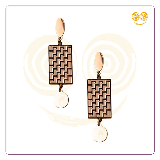Rose Gold Dangler Earring